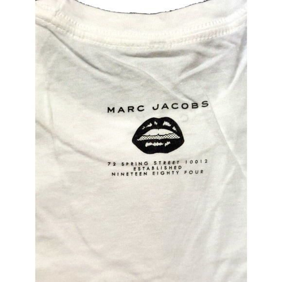 NWT Marc by Marc Jacobs White Cotton Graphic Print Pride Tee Shirt Sz Small - Picture 10 of 13